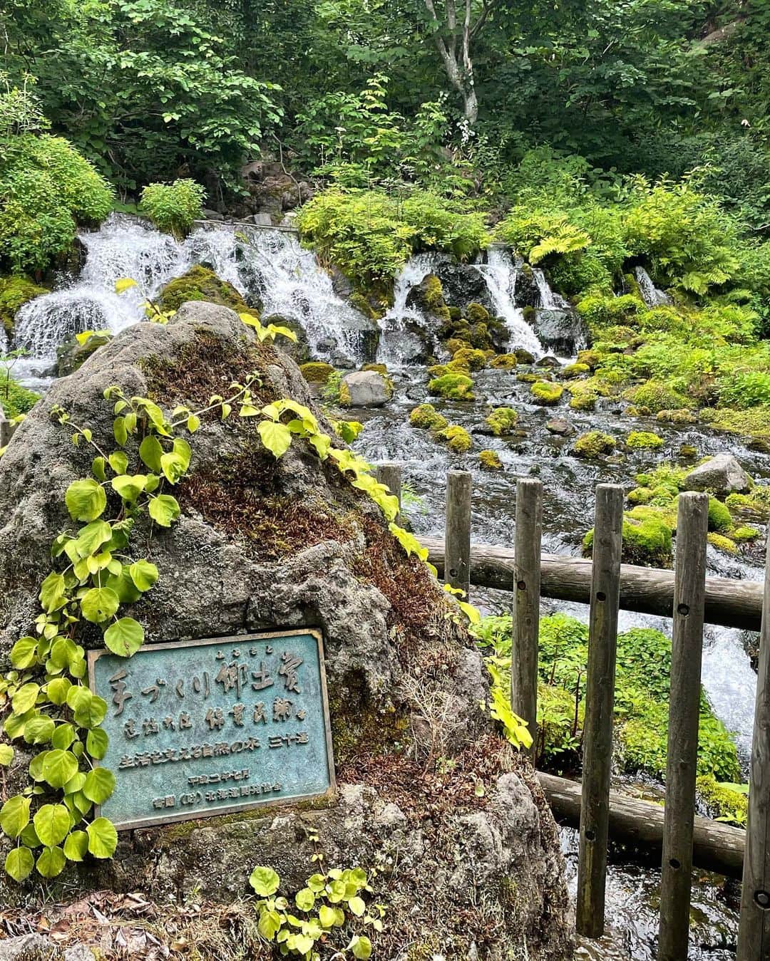 RINKAさんのインスタグラム写真 - (RINKAInstagram)「🐳🐋🐬 . 先日ふきだし公園に行って 浄化されてきました🌊 . 水っていいよね。 滝も川も好きです。 緑もたくさんで素敵です。 マイナスイオン に溢れてました🐳 . 北海道のおすすめ水スポット あれば教えてください🐶🤍 . #プチプラコーデ #北海道観光#札幌観光 #ニセコ#カジュアルコーデ」7月25日 15時21分 - rinka.716