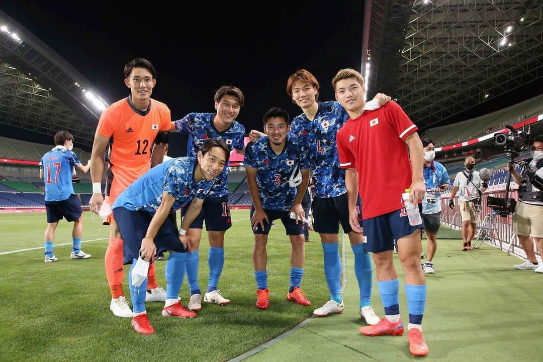 橋岡大樹のインスタグラム：「vs Mexico win Good game👍  #東京オリンピック  #埼玉スタジアム2002  #勝利 #サッカー  #メキシコ #橋岡大樹」