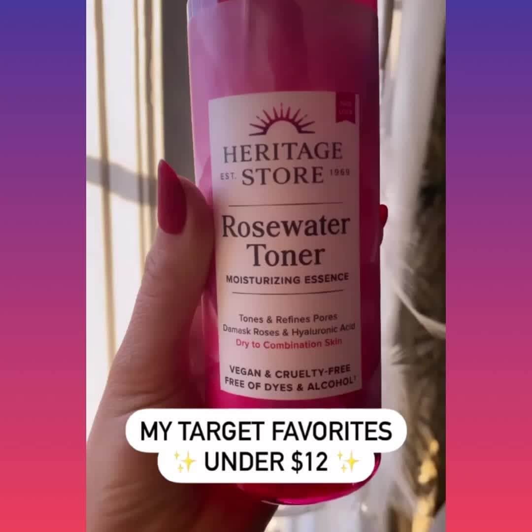 Crazy Roomsのインスタグラム：「Get these essentials at Target today ❤️  Rosewater Toner ✨ Gently soothe and soften skin for deep hydration and a youthful glow Rosewater Mist ✨Cult favorite with only two ingredients for good vibes & great skin Castor Oil ✨100% cold-pressed nourishing treatment for your daily self-care routine  Follow @heritagestorenaturals for more  #rosewater #rosewatermist #rosewaterspray #hydration #soothe」