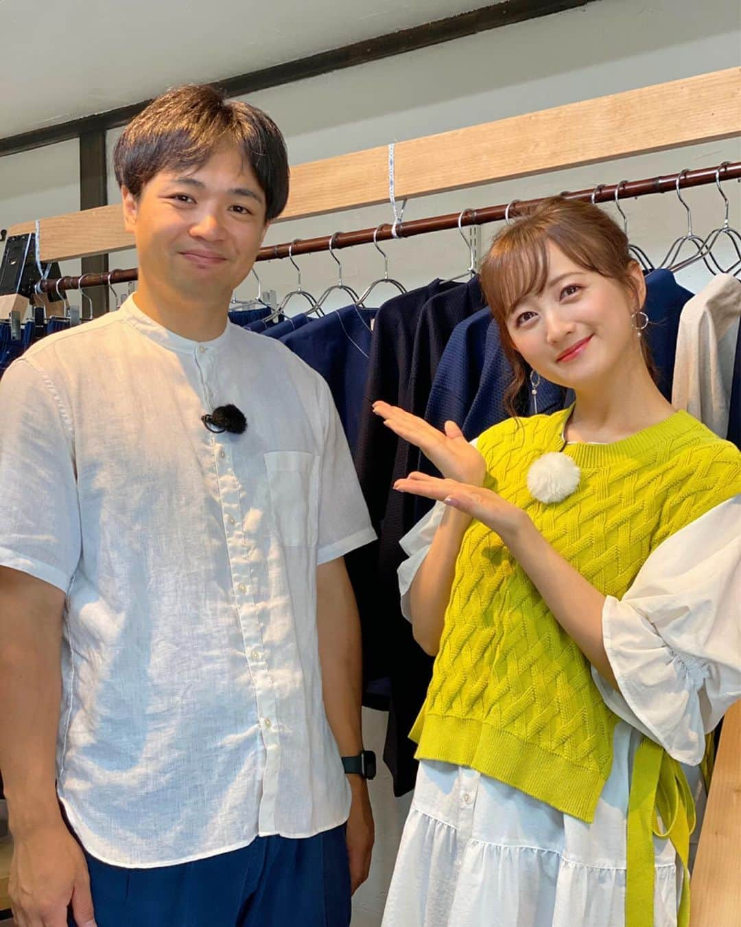 小松彩夏さんのインスタグラム写真 - (小松彩夏Instagram)「⁡ オリンピックのメダルラッシュに とってもパワーを頂きますね🏅☺️✨ ⁡ やっぱり頑張る姿はみんなカッコイイ‼️ ⁡ 刺激を沢山いただきます🏓⚽️🏀🥋 ⁡ 【お知らせ】 ⁡ 本日18:55〜私の故郷一関市の魅力をナビゲートする岩手朝日テレビ『いち旅～今を紡ぐひと～』の第4話が放送されます📺 ⁡ いつもより少し早い時間です⏰ ⁡ 今回は、創業100年を超える老舗「京屋染物店」の伝統と新たな挑戦に迫ります‼️ ⁡ 『人の和』を大切にしている「京屋染物店」@kyoya_dyeing さん✨ ⁡ 京屋さんのマスクは普段から愛用させて頂いていました☺️ ⁡ 京屋染物店は、デザインから染め、縫製までを一貫して行える、全国でも数少ない染工場なんです‼️✨ ⁡ とってもオシャレで雰囲気のある店内で、商品を手に取る度、お話を聞く度、どれも魅力的で、あれこれ欲しくなってしまいました🤣笑 ⁡ ennichi( @en.nichi_official )シリーズもお洒落で可愛かったです🥰 ⁡ 工場も見学させていただきましたが職人さんたちの技に、惚れ惚れ✨ ⁡ インタビューでは素敵なお話も聞かせて頂き、大正から受け継がれた技術やこだわりを感じることができました😌✨ ⁡ 是非ご覧ください😉❣️ ⁡ ⁡ 暑い日が続いているので皆さん 沢山水分とって過ごしてくださいねー🥰🥤 ⁡ ⁡ #オリンピック #五輪 #Tokyo2020 #地元 #岩手 #岩手県 #故郷 #岩手宣伝隊長 #一関 #一ノ関 #一関市 #いち旅 #京屋染物店 #伝統 #旅 #IAT #岩手朝日テレビ #ちょい早」7月26日 17時42分 - official_ayaka_502