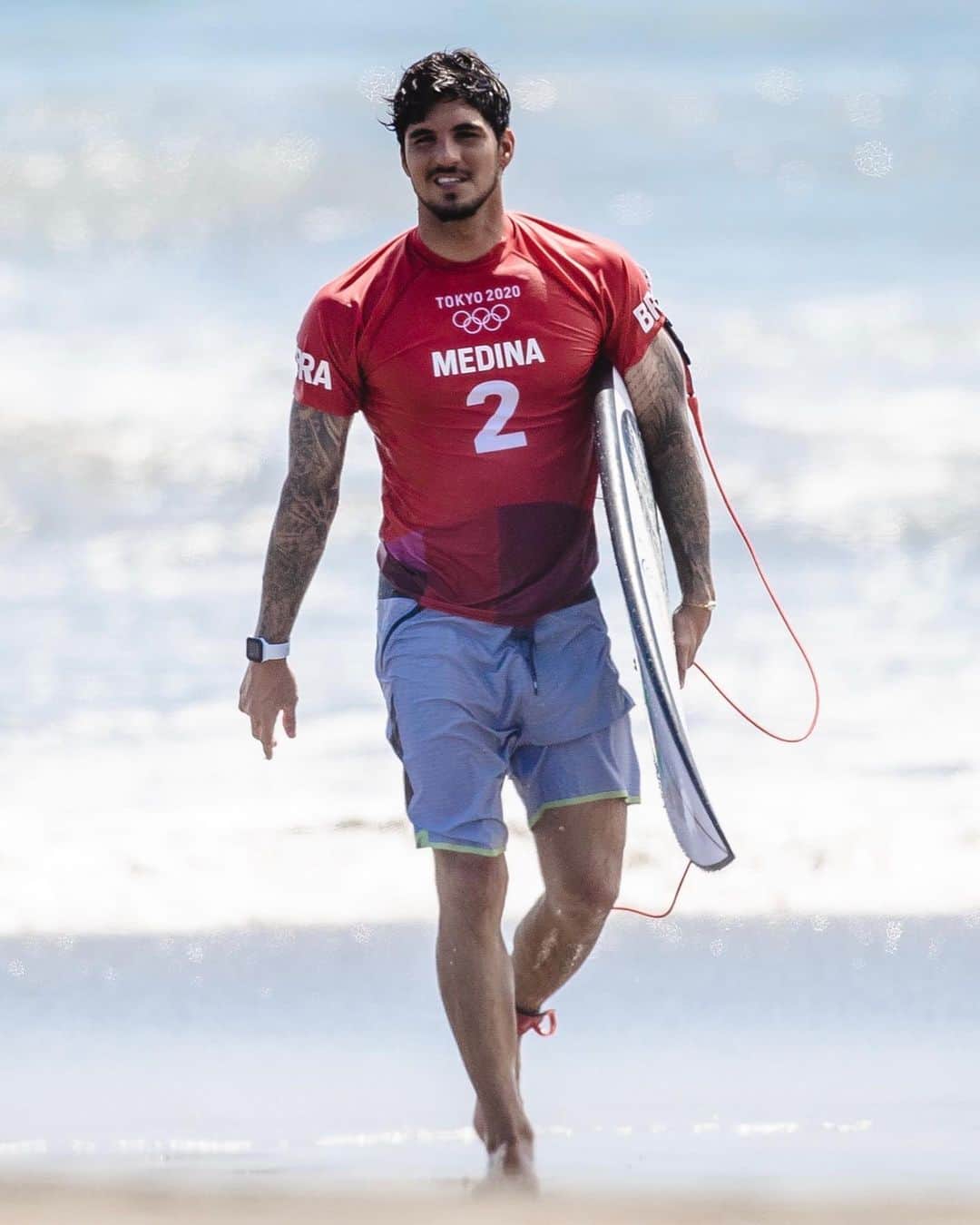 ガブリエル・メディーナのインスタグラム：「Finals day…. lll VamoBoraaaaa 🇧🇷🥷🏻」