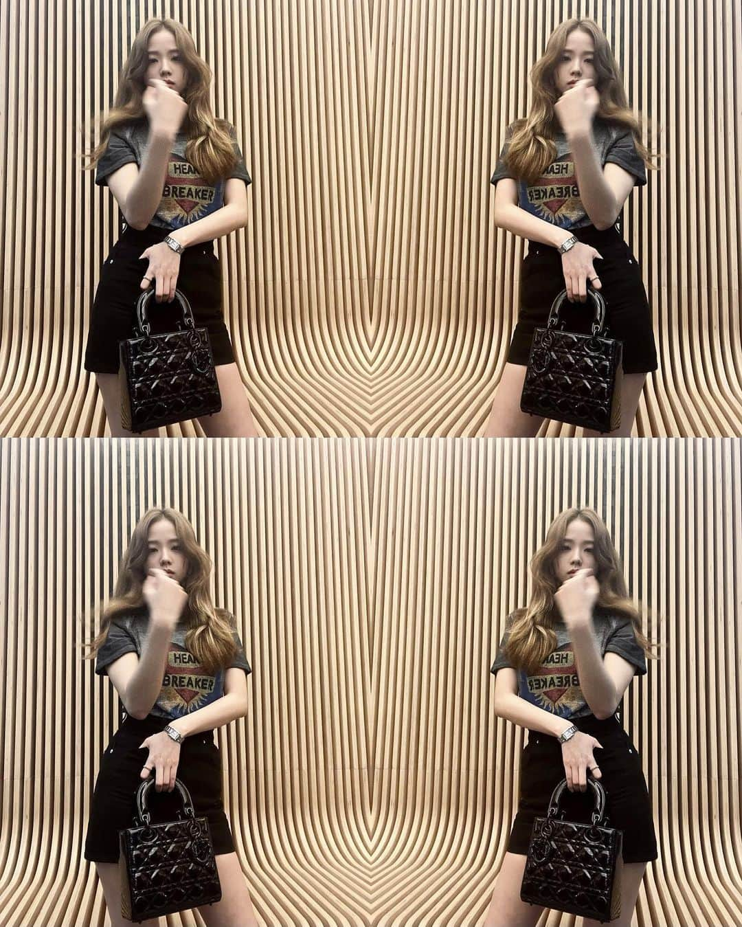 ジスさんのインスタグラム写真 - (ジスInstagram)「🖤 @DIOR  #광고 #LadyDior」8月21日 18時21分 - sooyaaa__