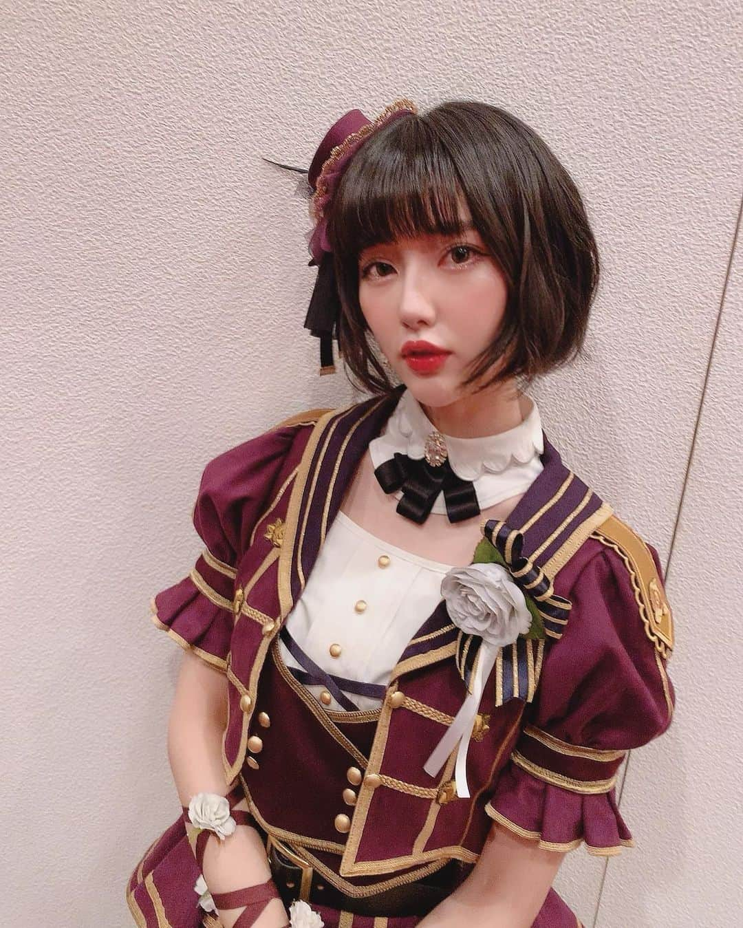 志崎樺音さんのインスタグラム写真 - (志崎樺音Instagram)「・ 本日はBanG Dream! 9th☆LIVE「The Beginning」DAY1 有難うございました🥀  新衣装はこちら！！！ 明日もよろしくお願いします🌹 #バンドリ9thザビギニング #roselia」8月21日 23時33分 - kshizaki_official