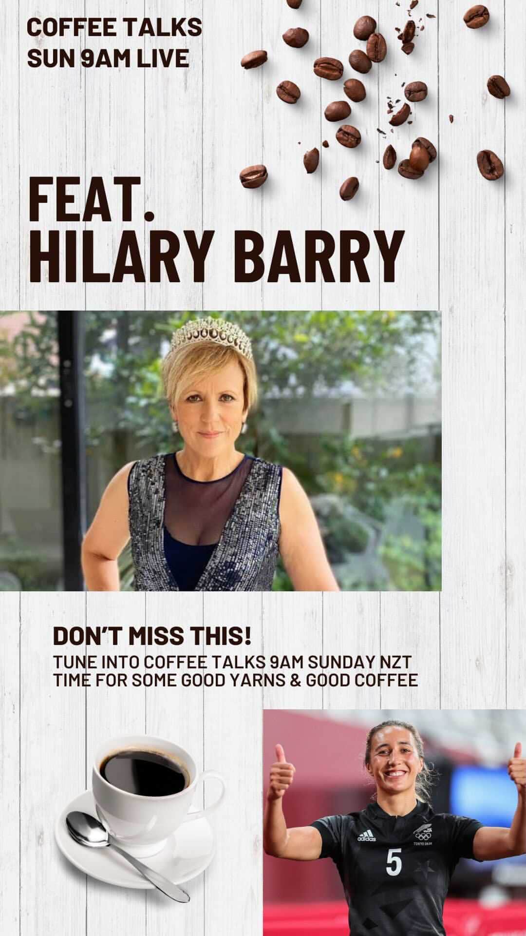 サラ・ゴスのインスタグラム：「Episode 3 with Hillary Barry」