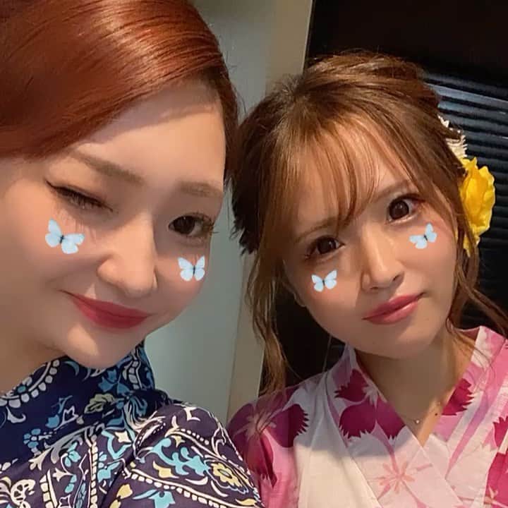 黒咲ななのインスタグラム：「. . 本日あすぴーのお誕生日🎂🌟 . あすぴーおめでとう💗 . こんな生意気なのに仲良くしてくれて ありがとう😦😦♥️ . . みんなでお祝いしよー💗 . .  .  #中目黒#中目#nakameguro  #lavieet#ラヴィエ#黒咲なな #キャバクラ#キャバ#キャバ嬢 #キャバドレス#水商売 #24#24age#2021#ケツスタグラム #happy#love#fun#ポケパラ#ルライン #セクシー#ポケパラグラビア#グラビア #浴衣#浴衣ヘア#浴衣イベント#イベント #夜会巻き#浴衣女子#浴衣👘」