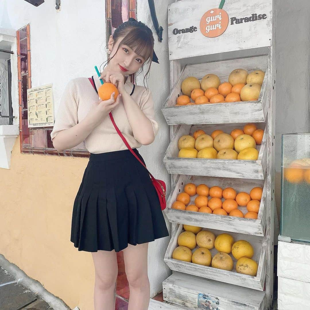 星野麻里愛さんのインスタグラム写真 - (星野麻里愛Instagram)「みかん🍊  #地中海村#志摩地中海村  #三重#三重観光#伊勢志摩#伊勢#三重県」8月22日 19時28分 - maria.pink28