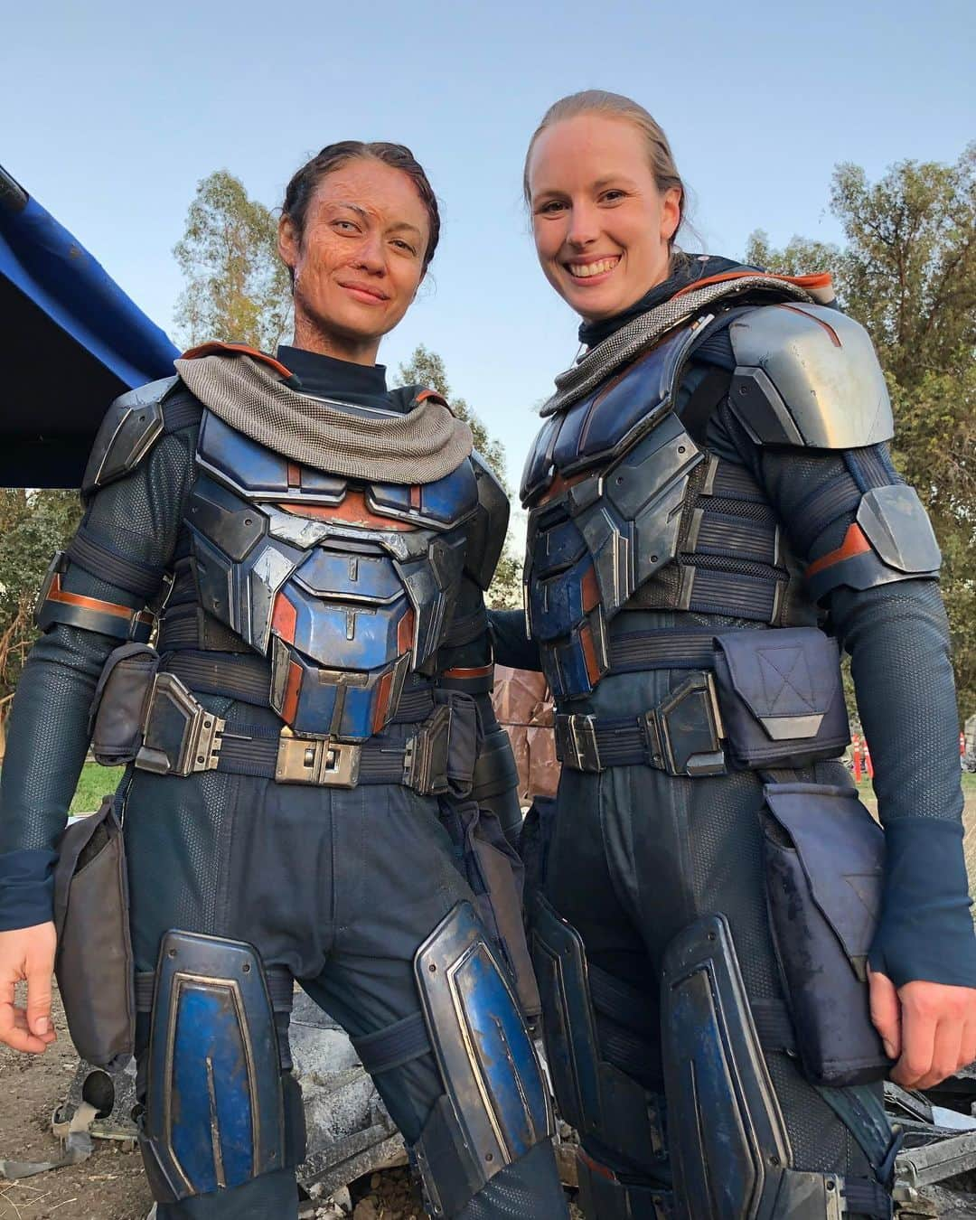 オルガ・キュリレンコさんのインスタグラム写真 - (オルガ・キュリレンコInstagram)「With my stunt double on set of Black Widow.  #Taskmaster #Marvel #MCU #BlackWidow #BW #MarvelUniverse #AntoniaDreykov」8月22日 21時27分 - olgakurylenkoofficial