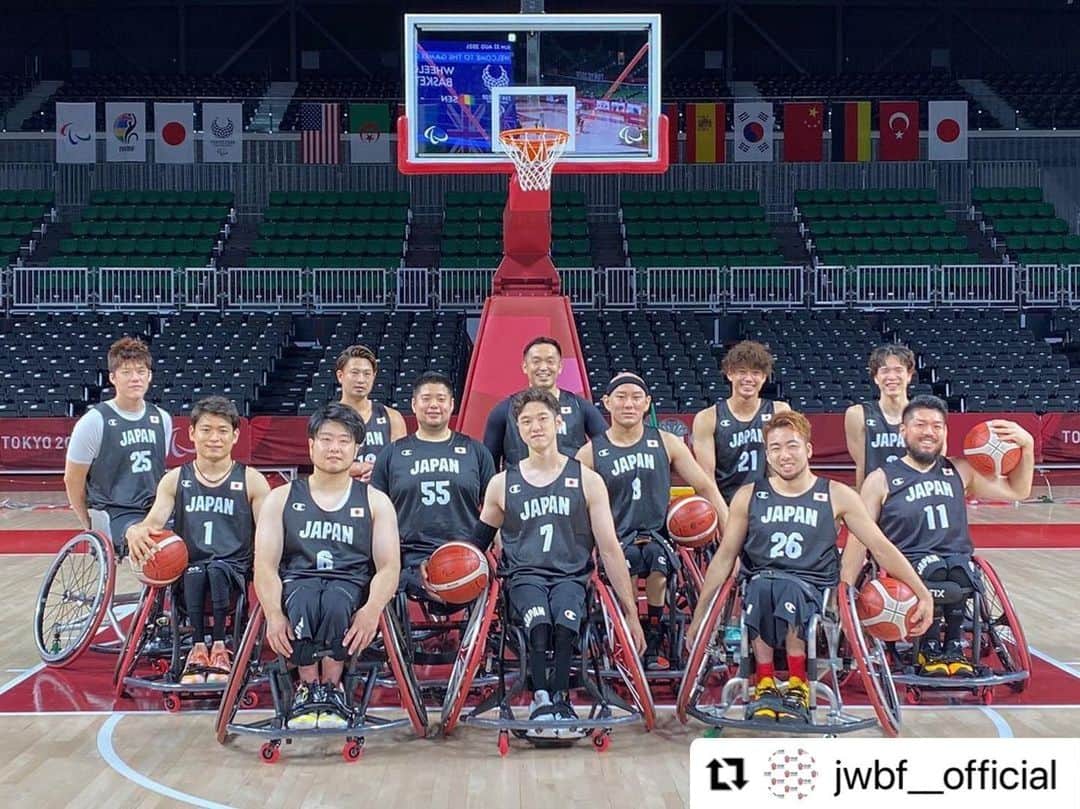 のインスタグラム：「#tokyo2020 #paralympics #basketball #wheelchairbasketball #japanwb #japan #東京2020 #パラリンピック #車いすバスケットボール #日本 #東京」