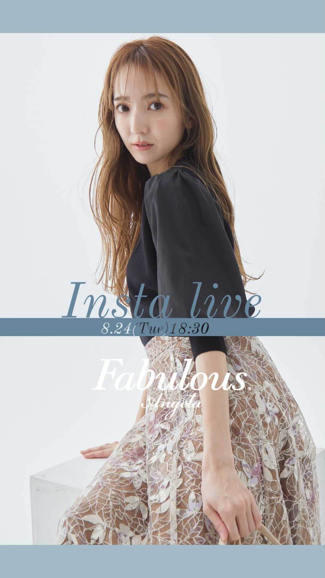 Fabulous Angelaのインスタグラム：「インスタライブ」