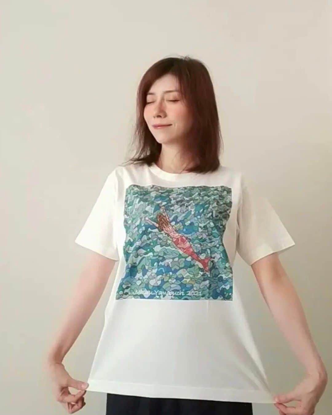 柴田淳さんのインスタグラム写真 - (柴田淳Instagram)「反転してたので直しました。 #山口マサル #Tシャツ #utme #世界に一枚しかないTシャツ」8月25日 2時40分 - shibatajun_official