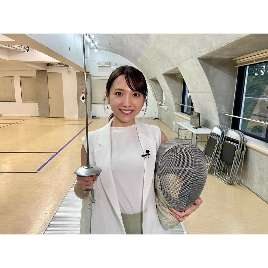 森遥香さんのインスタグラム写真 - (森遥香Instagram)「. 今朝の #ZIP! ご覧いただきありがとうございました✨ 東京オリンピックの興奮が蘇りました！ パラリンピックもおうちで応援しましょう☺️ . . #フェンシング#アナウンサー . .」8月24日 19時25分 - moriri_h