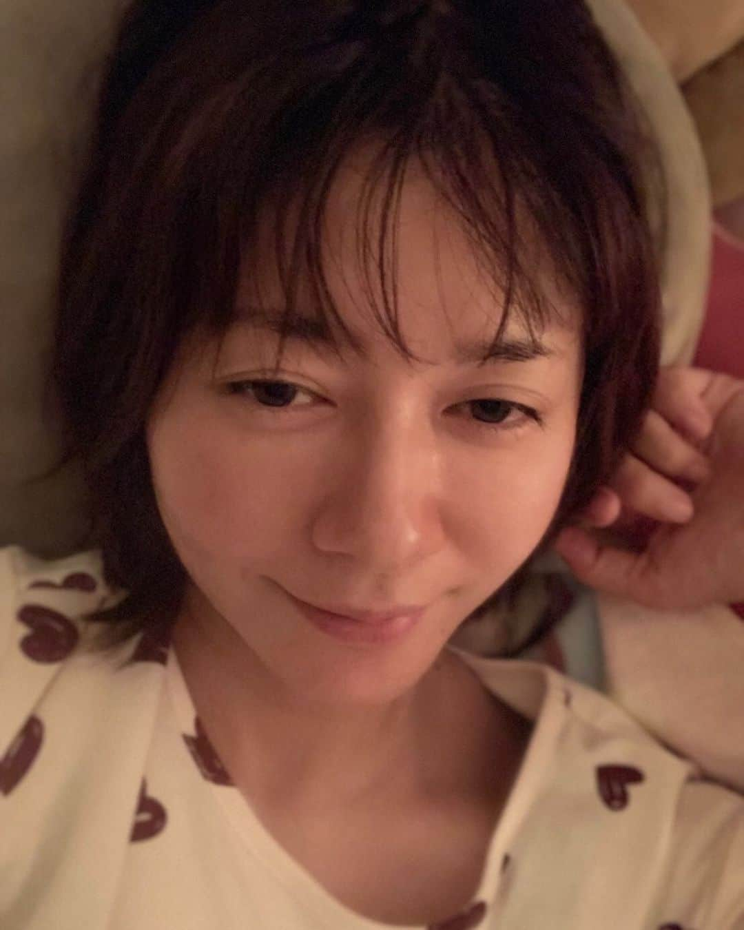 真木よう子さんのインスタグラム写真 - (真木よう子Instagram)「おやすみ😊💕💕💕 Sweet dreams!」8月24日 23時51分 - yokomaki_official