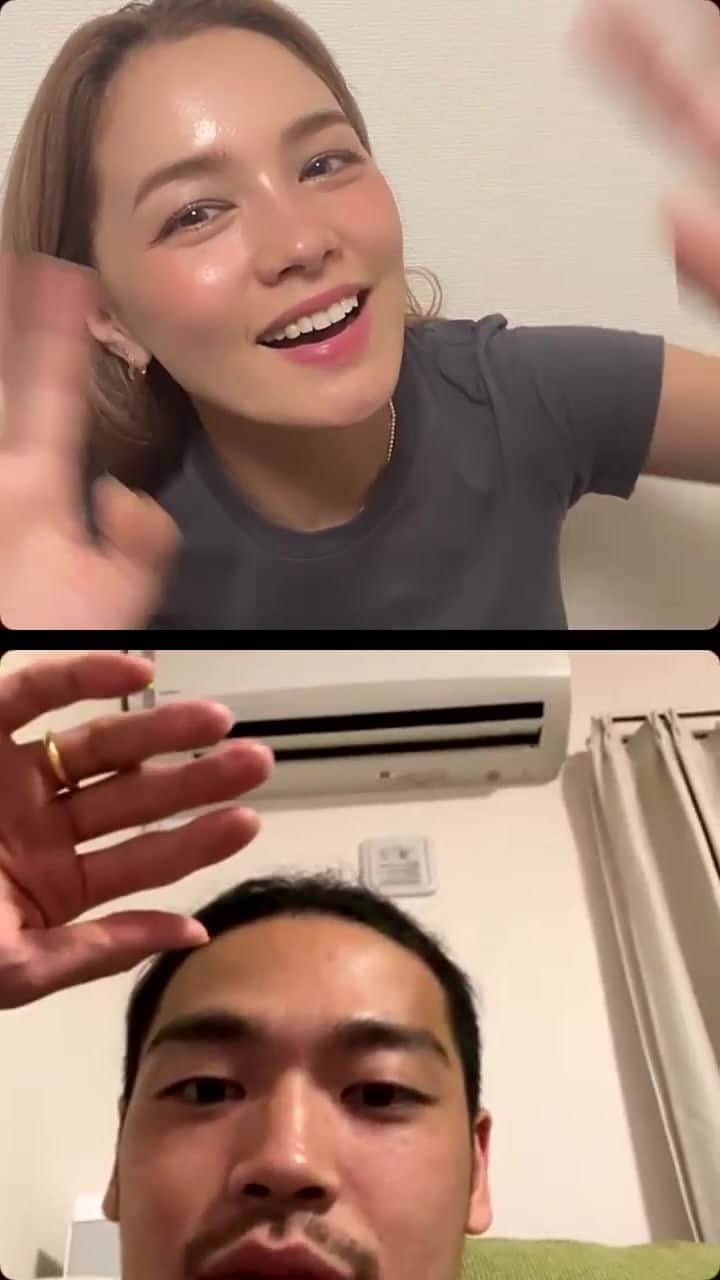 ステファニーのインスタグラム：「ひたすらコメントに答えます！ with @tomoya_0422」
