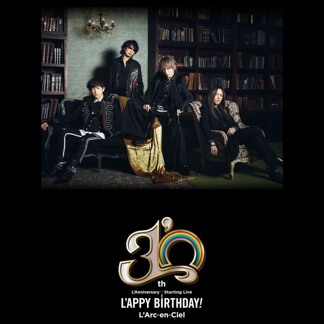 tetsuyaのインスタグラム：「「30th L’Anniversary Starting Live“L’APPY BIRTHDAY!”」 Stagecrowdにて独占配信決定！  【配信日時】 2021年8月22日(日) 開場20:30/開演21:00 【見逃し配信期間】 2021年8月23日(月) 23:59まで  視聴チケット等、配信の詳細はこちら https://stagecrowd.live/3699564081/  #LArcenCiel #TETSUYA #LAPPYBIRTHDAY」