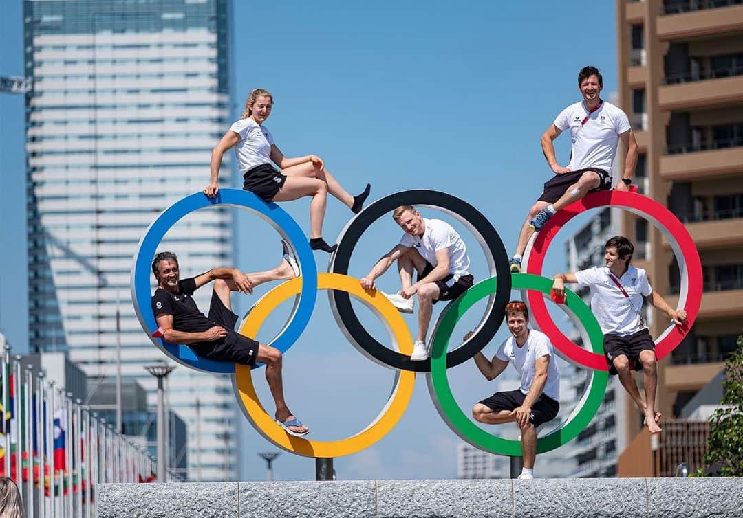 ジェシカ・ピルツさんのインスタグラム写真 - (ジェシカ・ピルツInstagram)「Olympic Village Vibes 🔵🟡⚫️🟢🔴 #tokyo2020 #olympicgames #olympics Pics by @wilhelmheiko」8月1日 22時57分 - jessy_pilz