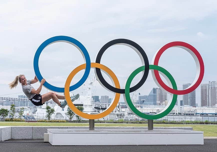 ジェシカ・ピルツさんのインスタグラム写真 - (ジェシカ・ピルツInstagram)「Olympic Village Vibes 🔵🟡⚫️🟢🔴 #tokyo2020 #olympicgames #olympics Pics by @wilhelmheiko」8月1日 22時57分 - jessy_pilz