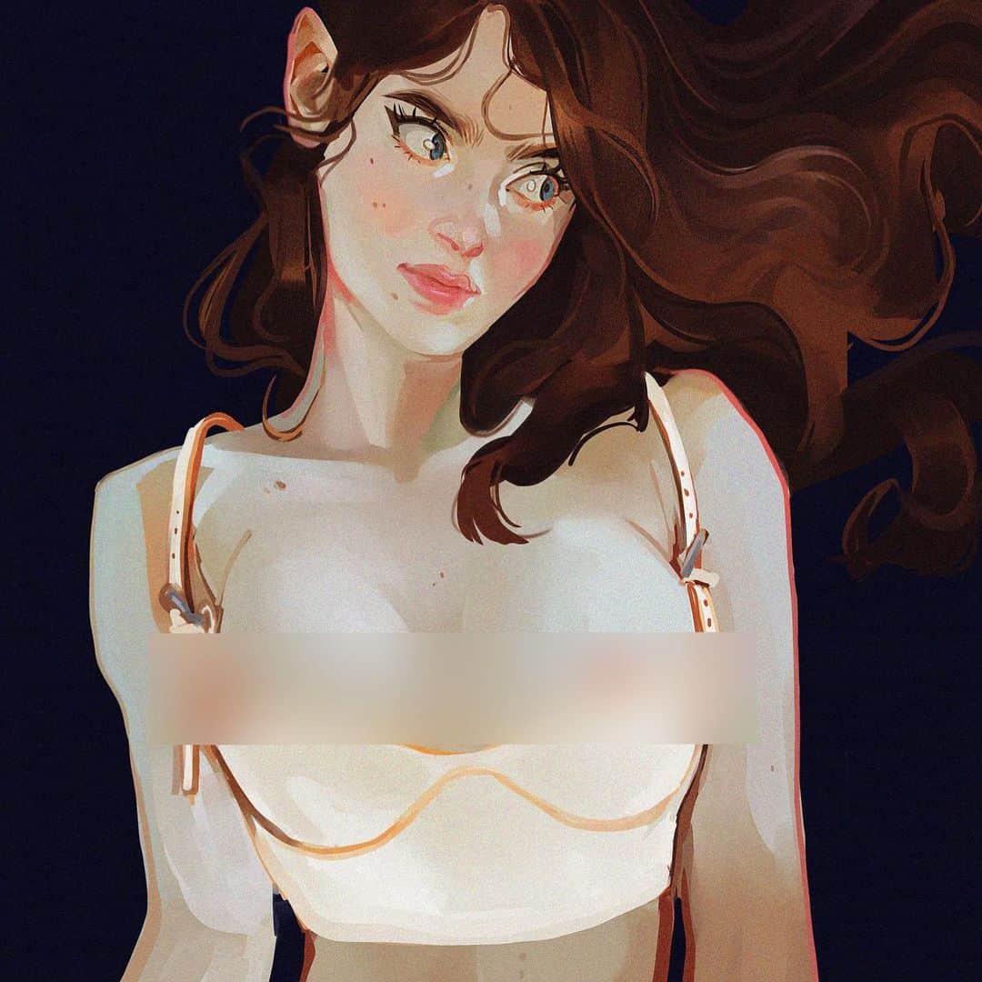 Laura Brouwersのインスタグラム：「obsessed with fleet ilya’s natural leather pieces that i cant afford so i drew some stuff this comfy monday✨ censored just in case cause I don’t usually post any nude art or studies! Here’s to hoping it doesn’t get buried so please leave a like or comment if you want to support my work! Saving and sharing also always helps (:」