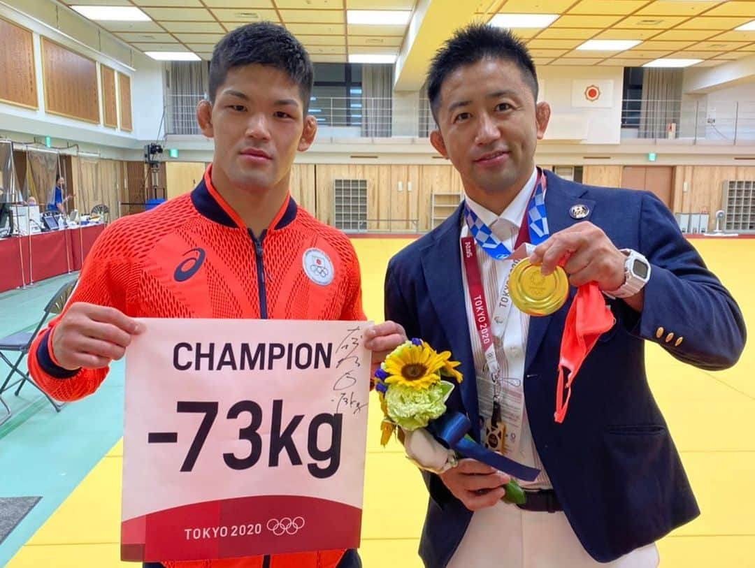 大野将平さんのインスタグラム写真 - (大野将平Instagram)「The Golden Middleweight Musketeers!  #tokyo2020 #柔道」8月2日 22時01分 - ono0203