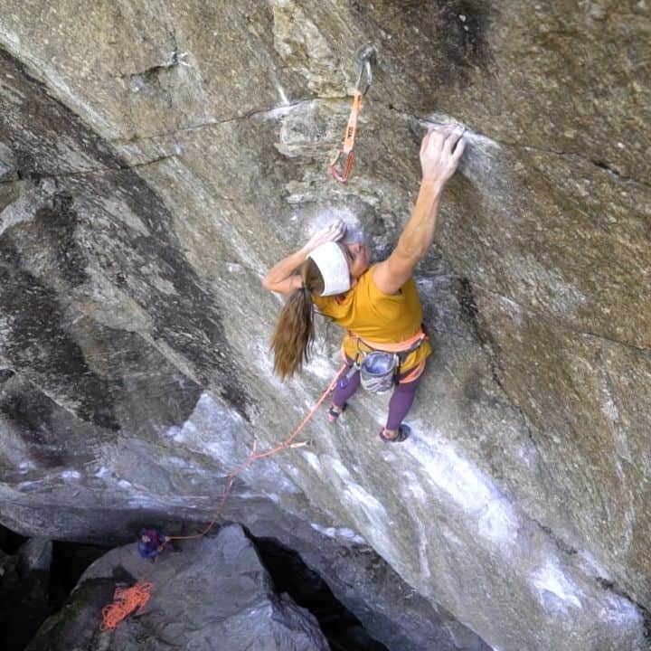 ヨルグ・バーホーベンのインスタグラム：「Ötztal Syndrome - a new video on our youtube channel 🔥 link in bio! We followed rising star @eva_hammelmueller on her way sending some of the hardest sport climb in the Ötztal valley, found out what drives her and where the future is heading to. Enjoy!  #AscentClimbing」