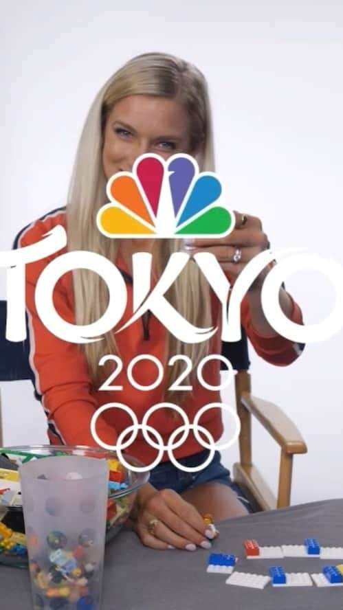 エマ・コバーンのインスタグラム：「The demo you didn’t know you needed. I explain the steeplechase with some legos…it’s pretty good 🤣 (🎥 @nbc) #steeplechase #tokyo #olympics」