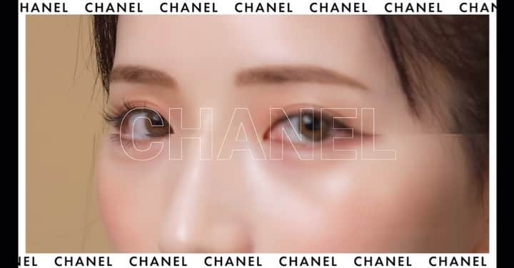 南りほのインスタグラム：「@chanel.beauty 💄 もう少しでまたデパコス縛りメイク動画出るよ🖤 その前にこの動画まだ見てない方は見てね💋」