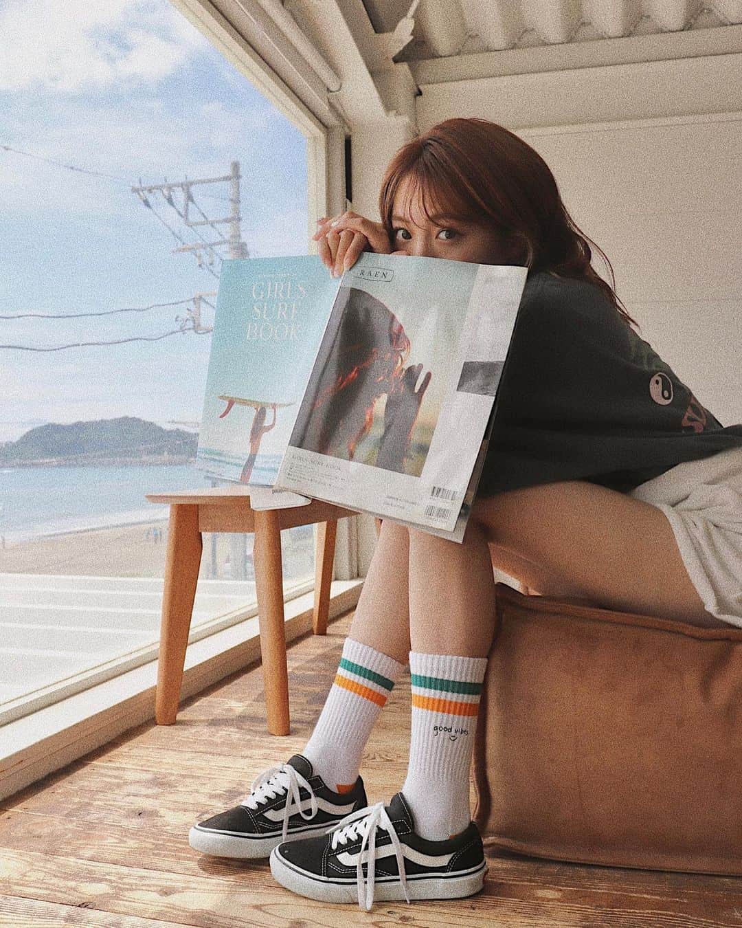 志田友美（ゆうみん）のインスタグラム：「海見てチルがいちばん浄化される🌱✌︎」
