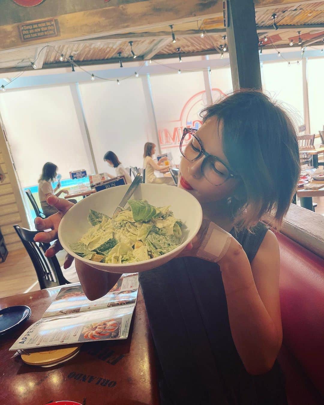 坂口杏里のインスタグラム：「全部アメリカンサイズで 凄かった💦👏」