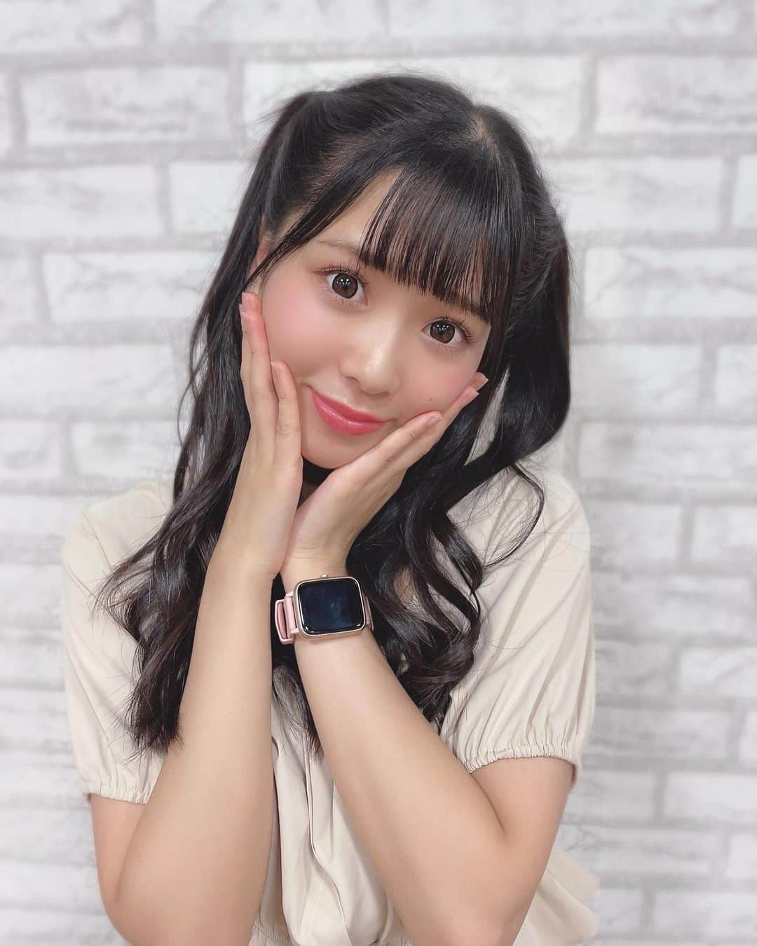 安田桃寧のインスタグラム：「. きゅるるん🥺」