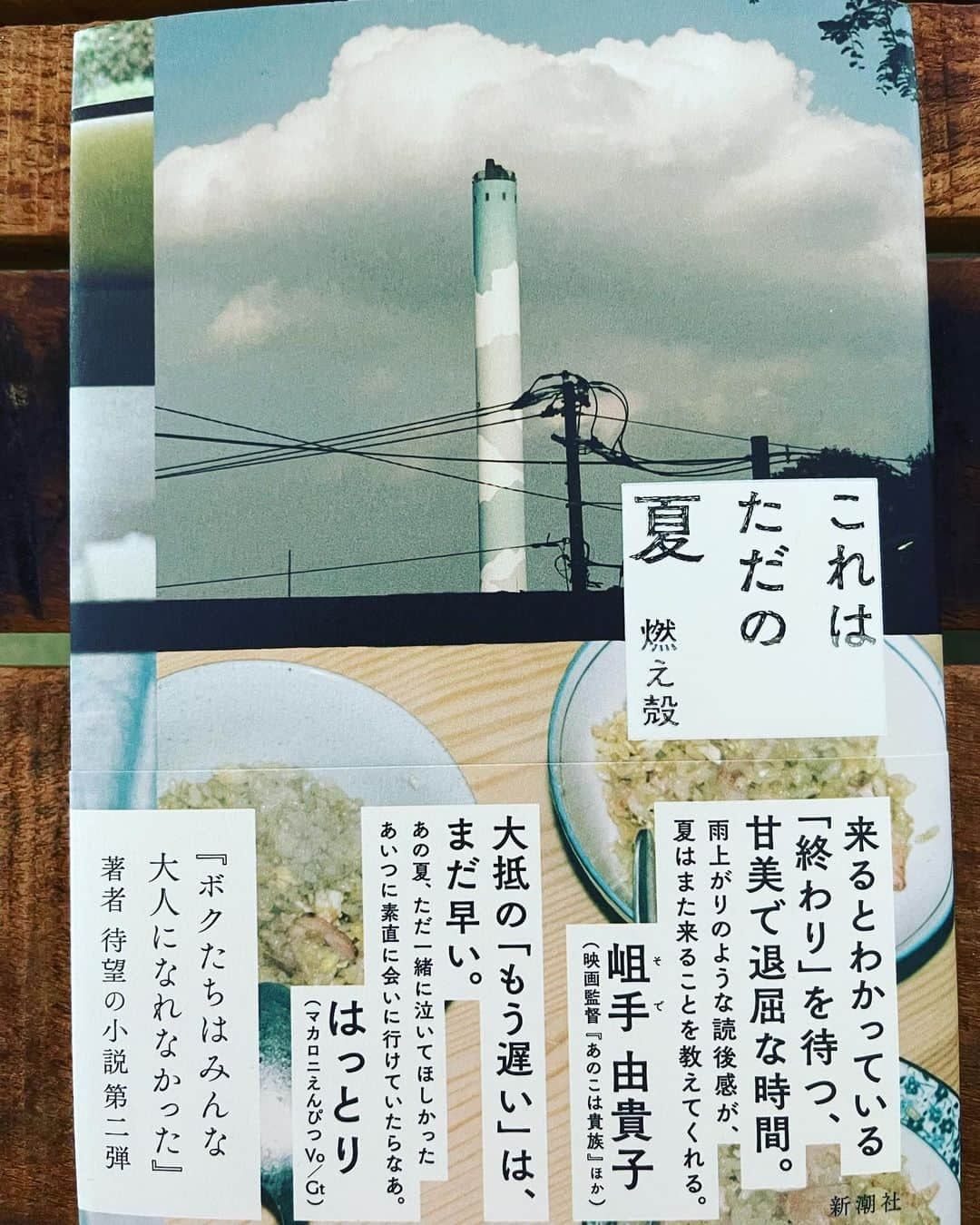 江口拓也さんのインスタグラム写真 - (江口拓也Instagram)「夏に読める幸せ。  #これはただの夏　#燃え殻」8月4日 11時41分 - takuyaeguchi81