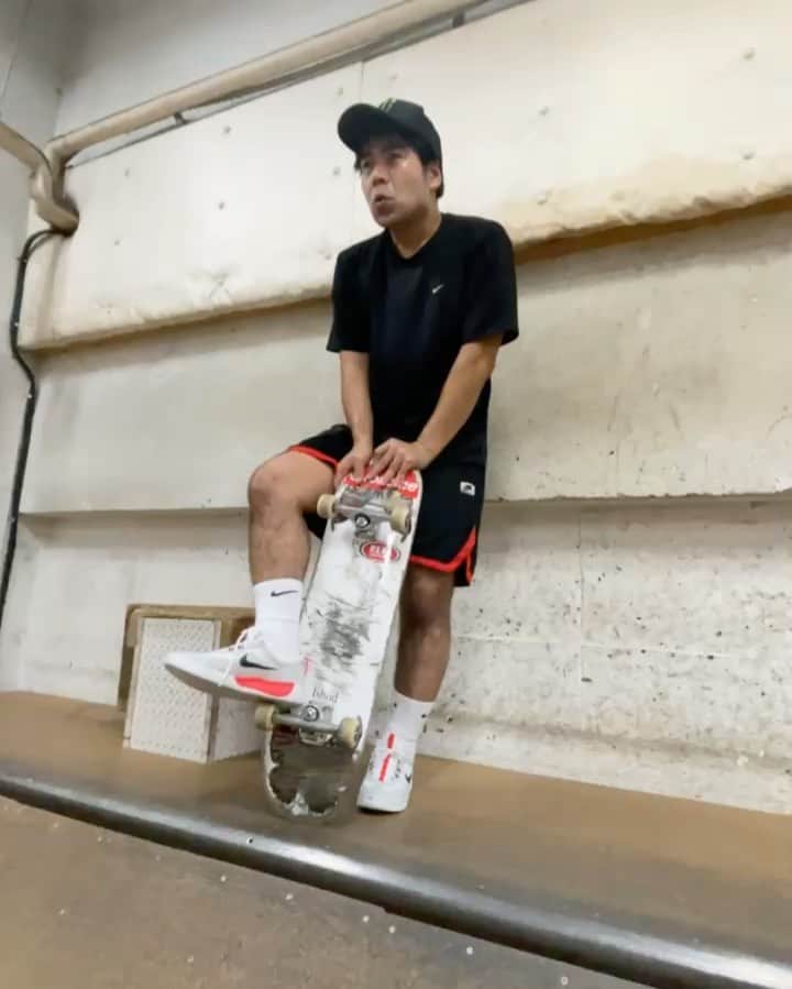 蛭川 慎太郎のインスタグラム：「明日はオリンピックスケートボード男子パークだぜ🛹🔥 ノーズブラントをやる時は重心の移動に気をつけてくれよな‼️ 頑張れ‼️ニッポン🇯🇵✨ ぶちかませ‼️歩夢くん🔥🔥🔥 #オリンピック    #スケートボード    #スケボー #skateboarding     #男子パーク #Tokyo2020」