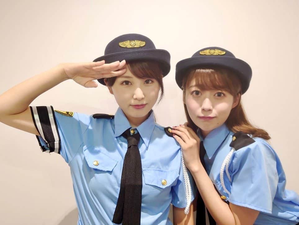 澤井志帆さんのインスタグラム写真 - (澤井志帆Instagram)「. 2021.8.4 ⁡ 水曜ドラマ『ハコヅメ 〜たたかう！交番女子〜』特別編 今夜10時10分 放送😎💙🤍 ⁡ ぜひご覧ください✨ ※放送時間は変更となる可能性があります ⁡ ⁡ 垣内アナとドラマポスターを再現してみました👮🏻‍♀️🚨 楽しかった😭💗 ⁡ ⁡ #DaiichiTV #アナウンサー #ハコヅメ #垣内さんの圧倒的かっこよさ #私頼りなさそう」8月4日 18時54分 - shiho_sawai