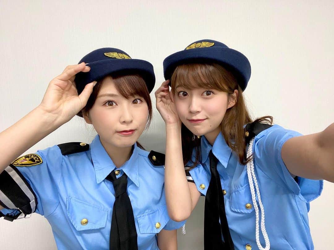 澤井志帆さんのインスタグラム写真 - (澤井志帆Instagram)「. 2021.8.4 ⁡ 水曜ドラマ『ハコヅメ 〜たたかう！交番女子〜』特別編 今夜10時10分 放送😎💙🤍 ⁡ ぜひご覧ください✨ ※放送時間は変更となる可能性があります ⁡ ⁡ 垣内アナとドラマポスターを再現してみました👮🏻‍♀️🚨 楽しかった😭💗 ⁡ ⁡ #DaiichiTV #アナウンサー #ハコヅメ #垣内さんの圧倒的かっこよさ #私頼りなさそう」8月4日 18時54分 - shiho_sawai