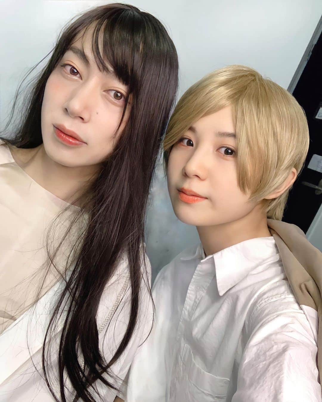 光永さんのインスタグラム写真 - (光永Instagram)「はんにゃ金田さんとYouTubeコラボ。 女装×男装しました👫 (私は男装というかもう金髪にしただけです、すいません。) ㅤㅤㅤㅤㅤㅤㅤㅤㅤㅤㅤㅤ 詳しくは、YouTube見てね！ 金田さんのチャンネルではバク転してます！ ㅤㅤㅤㅤㅤㅤㅤㅤㅤㅤㅤㅤ #女装　#男装　#はんにゃ金田　#光永　#YouTube #吉本坂46 #ボーイッシュ」8月4日 20時02分 - hinata_official__