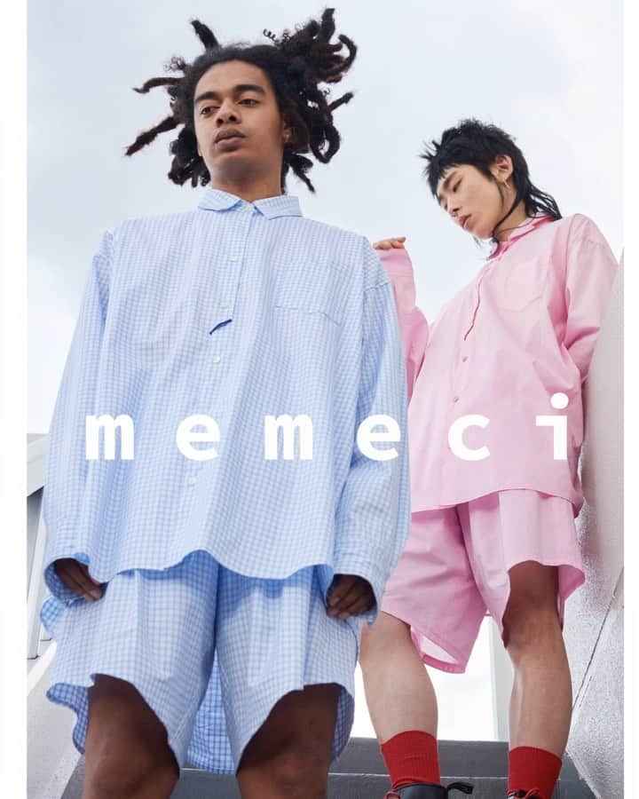 今泉亮爾のインスタグラム：「My Frend start brand @memeci_official  first season  私の親友がブランド立ち上げました、 ８-８迄代官山で展示会やっているので気になる方　@memeci_official に連絡してみて下さい^_^ ☆〜（ゝ。∂）☆〜（ゝ。∂ 👕👚👕👚👕👚👕👚👕👚👕👚👕 #hair @ryojiimaizumi #style @supercupmatcha #make @chifumi325  #photo @tsutomuono  #model @yu_ki333_ @davis_uesugi when I saw him he remind me of #basquiat so I made him look of Basquiat look 👀」