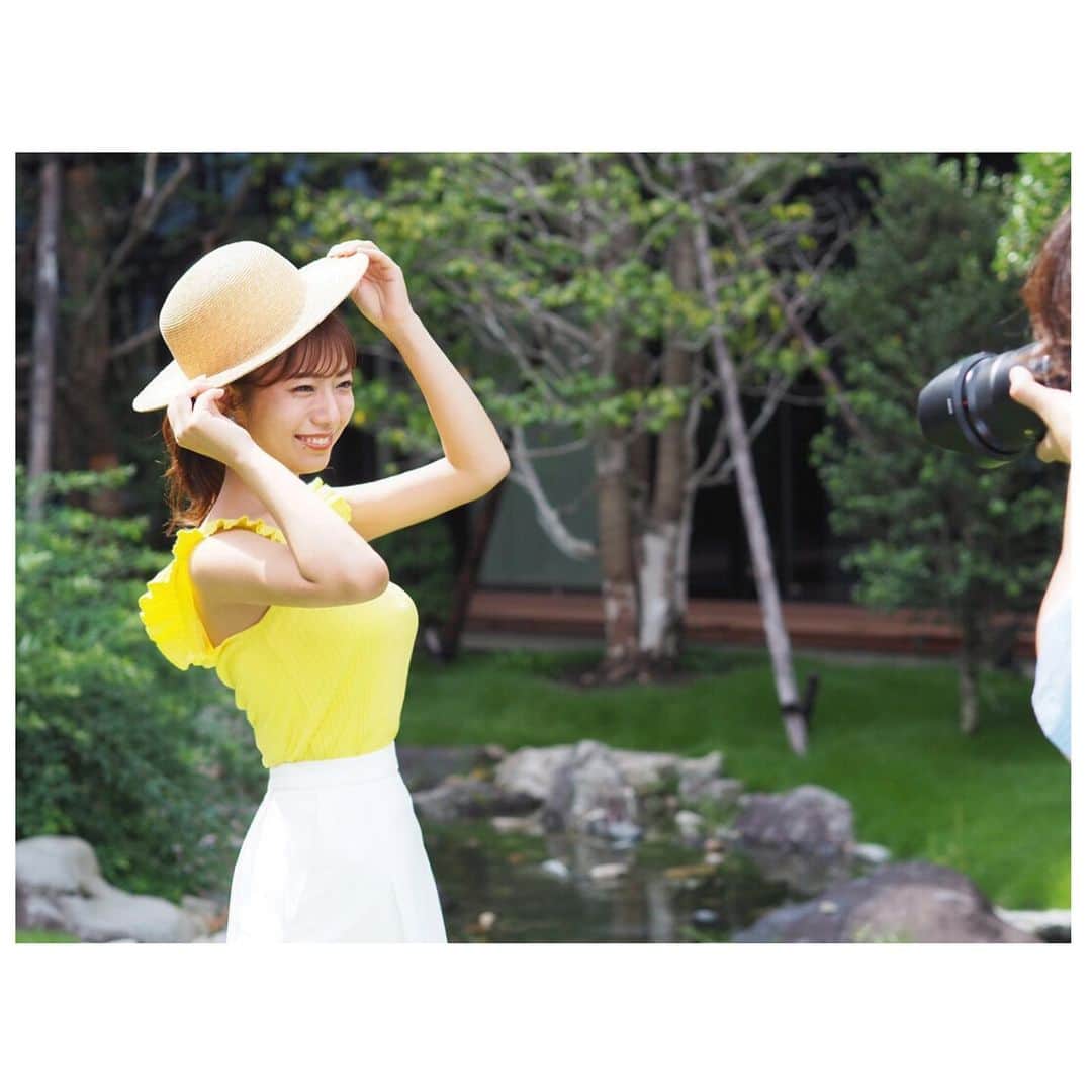 白戸ゆめのさんのインスタグラム写真 - (白戸ゆめのInstagram)「👒 . #FLASH オフショット第2弾！ 雨女が生んだ奇跡的な晴れ間😂 この衣装の時に晴れて良かった〜🌞❤️ . #週刊誌 #週刊flash #flash #ポートレート #衣装 #アナウンサー #コーデ #ootd #麦わら帽子 #麦わら帽子コーデ  #ノースリーブ #ノースリーブニット #夏 #summer #夏コーデ #夏休み #撮影」8月5日 20時09分 - yumeno.s_