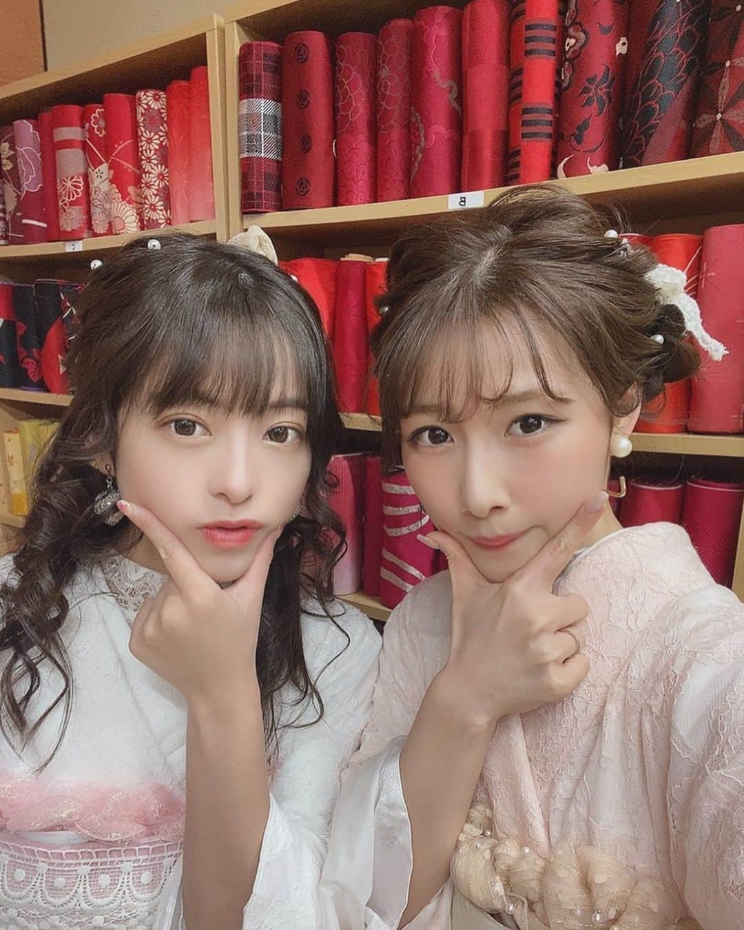 桜もこさんのインスタグラム写真 - (桜もこInstagram)「はなもこ姉妹🧡  #はなもこ姉妹　#はな　#もこ　#姉　#妹　#浴衣 #tiktok #japanesegirl #japanesemodel #instagram」8月5日 23時06分 - mokochan319