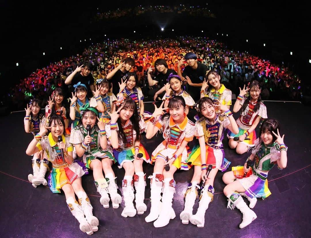 虹のコンキスタドールのインスタグラム：「「RAINBOW JAM2021-SUMMER SHOWER-」@Zepp Diver City  #虹コン夏ツアー2021 お越しいただいた皆さま 本当にありがとうございました✨ 新たに新メンバーが加入しました🎁 8年目の #虹コン もどうぞよろしくお願い致します🌈 #ニジスタグラム  配信アーカイブ 8/9(月)まで公開中📺✨  http://eplus.jp/2zicon-st/」