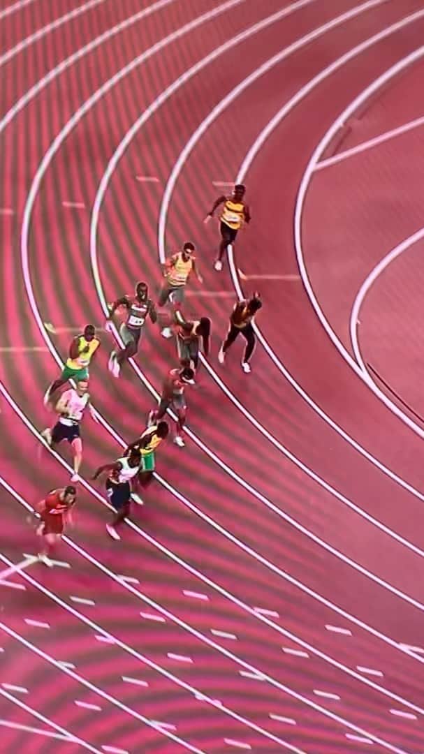 タイソン・ゲイのインスタグラム：「GREAT RUN 🇮🇹 🇬🇧 🇨🇦 SUPER CRAZY RACE. GREAT RUN WHAT YALL THINK ABOUT THIS? @nethaneel @de6rasse #running #olympics #tokyo #usa🇺🇸 #usatf」