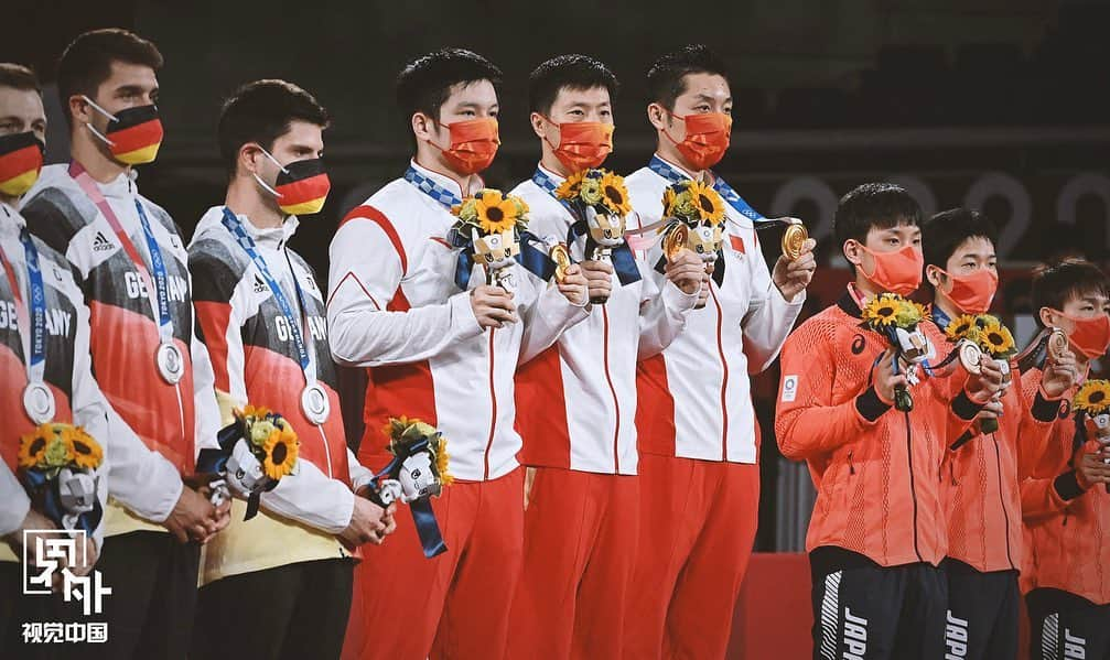 丹羽孝希さんのインスタグラム写真 - (丹羽孝希Instagram)「210806// Tokyo2020 Men's Team Medal Ceremony// Media Pics  . 📷界外 . #東京五輪 #Tokyo2020  #tabletennis #Pingpong #卓球  #niwakoki #kokiniwa #丹羽孝希  #UnitedByEmotion #FromTokyowithlove ❤️」8月7日 0時04分 - allforkokiniwa