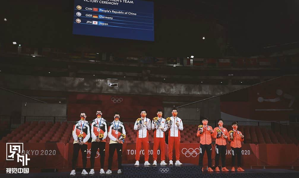 丹羽孝希さんのインスタグラム写真 - (丹羽孝希Instagram)「210806// Tokyo2020 Men's Team Medal Ceremony// Media Pics  . 📷界外 . #東京五輪 #Tokyo2020  #tabletennis #Pingpong #卓球  #niwakoki #kokiniwa #丹羽孝希  #UnitedByEmotion #FromTokyowithlove ❤️」8月7日 0時04分 - allforkokiniwa