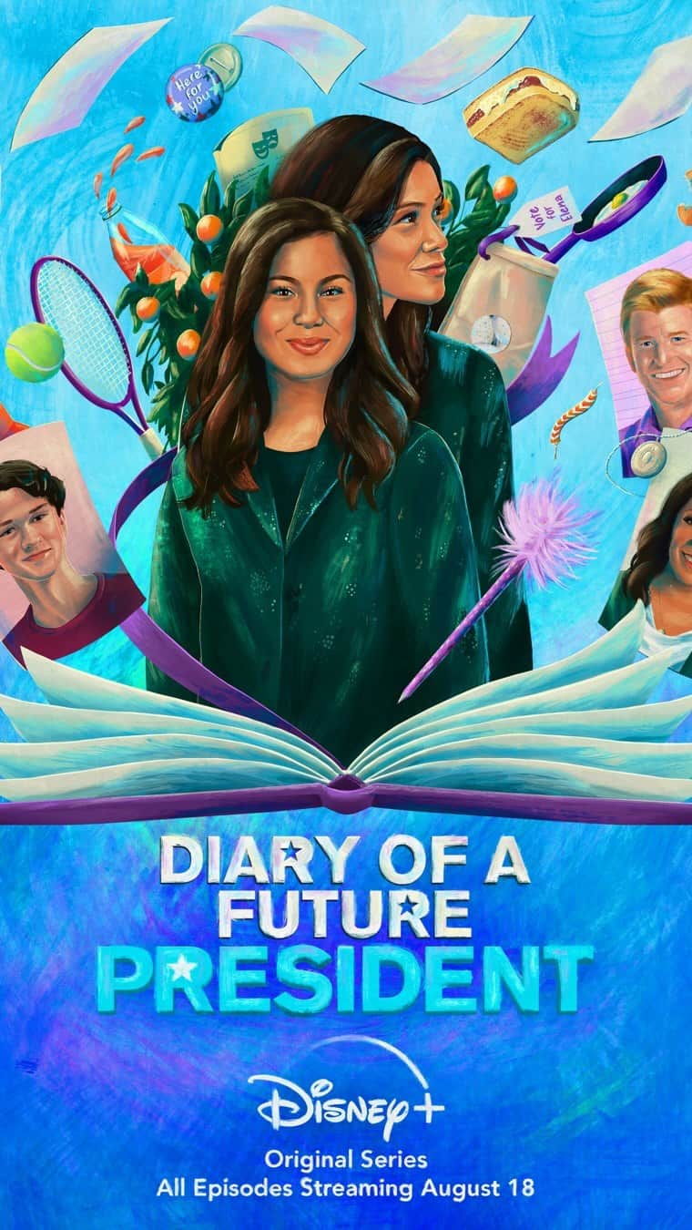 ジーナ・ロドリゲスのインスタグラム：「“Being there for others and lifting them up, that’s what I want to do!”  All episodes of #DiaryOfAFuturePresident Season 2 are streaming August 18 on @disneyplus」