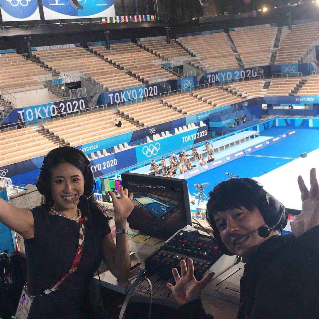 田中琴乃さんのインスタグラム写真 - (田中琴乃Instagram)「はじまります！ ・ ・ #新体操 #rhythmicgymnastics  #tokyo2020」8月7日 9時55分 - tanakakotono