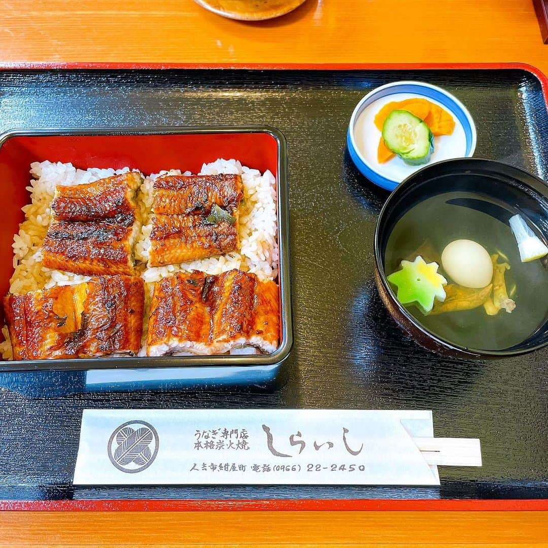 林田雪菜さんのインスタグラム写真 - (林田雪菜Instagram)「林田雪菜のひとりランチ☻ お休みの日に人吉へ🚗 うなぎを食べて夏バテ対策💪  #しらいしうなぎ屋 #熊本 #人吉 #うなぎ #しらいし #豪雨災害 #復興 #ぺろり #ひとりランチ #夏バテ防止 #鰻 #うな丼 #上 #人吉グルメ #人吉ランチ #ぶらり人吉 #熊本うなぎ #熊本市内から車で1時間30分 #ドライブ」8月7日 12時56分 - hayashidayukina