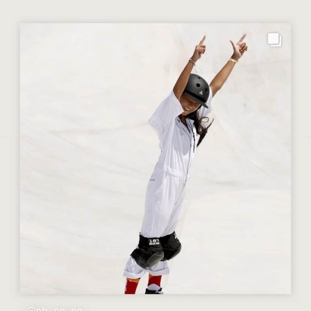 開心那のインスタグラム：「TOKYO 2020 Olympic 🥈 It was a lot of fun❤️‍🔥😎😝⚡️🙌🏽🙌🏽🤘🏽 I want to thank every single person who supported me and believed in me! ✨🙏🏽🤩  @tokyo2020  @olympics  @worldskatesb  #OlympicSkateboarding」
