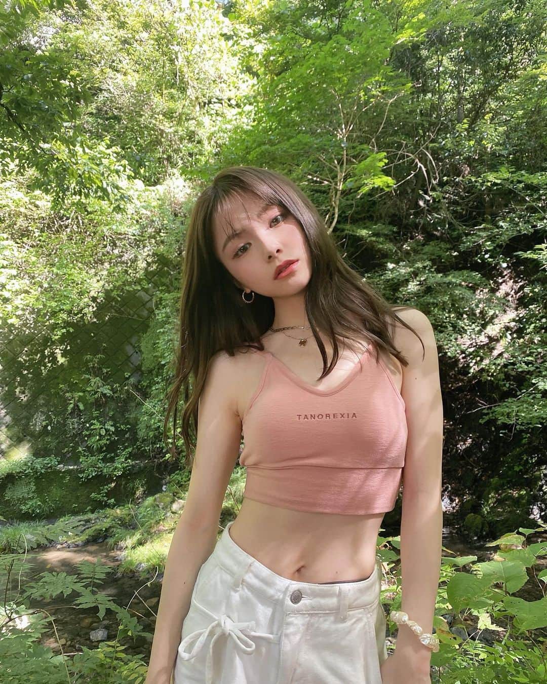 桜井美悠（みゆみゆ）さんのインスタグラム写真 - (桜井美悠（みゆみゆ）Instagram)「. 海とプールの予定なくなっちゃったよ☔️  @_pinky_shake_ が可愛すぎて予定たてたい〜👭w #swimwear#pinkyshake」8月13日 20時16分 -  miyumiyu1112