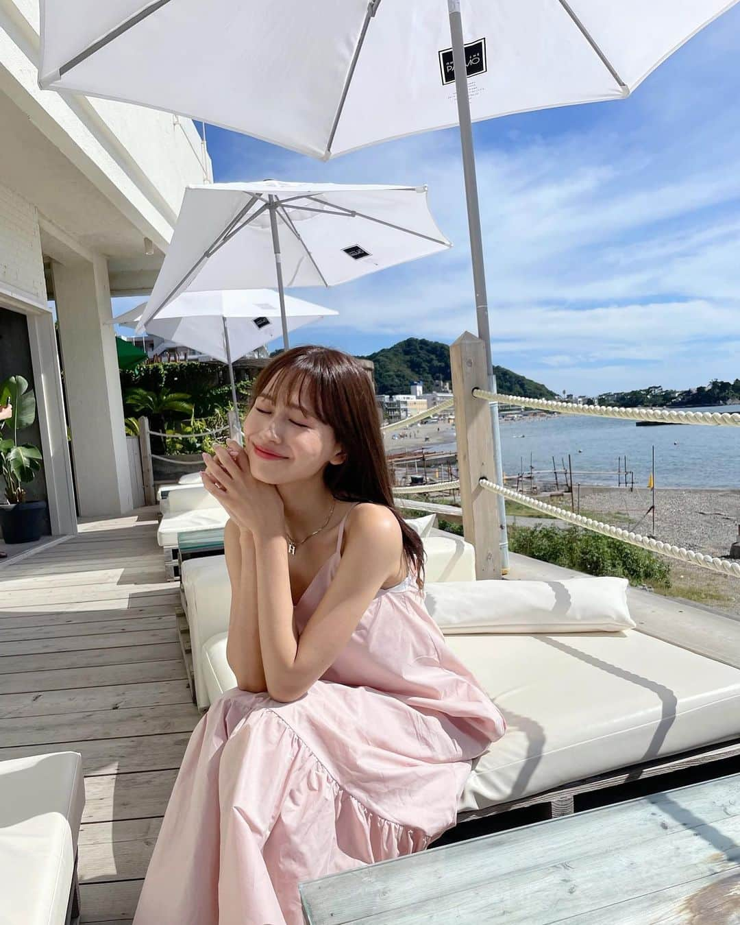 森英奈さんのインスタグラム写真 - (森英奈Instagram)「夏の思い出🐠🐠  ワンピースは @cereal.33 💞  #cereal33 #underthepalmo」8月7日 22時40分 - hana_mori18