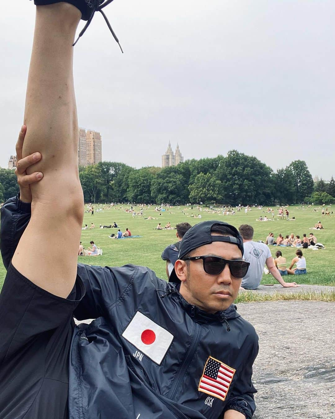 綾部祐二さんのインスタグラム写真 - (綾部祐二Instagram)「I really enjoy hanging out in Central Park. #tokyo2020olympics」8月8日 11時28分 - yujiayabe