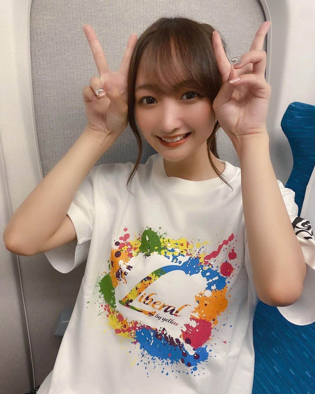 のインスタグラム：「* * メンバーみんなでおそろTシャツ♡ みんなもおそろいしよ☺️💚 * *」