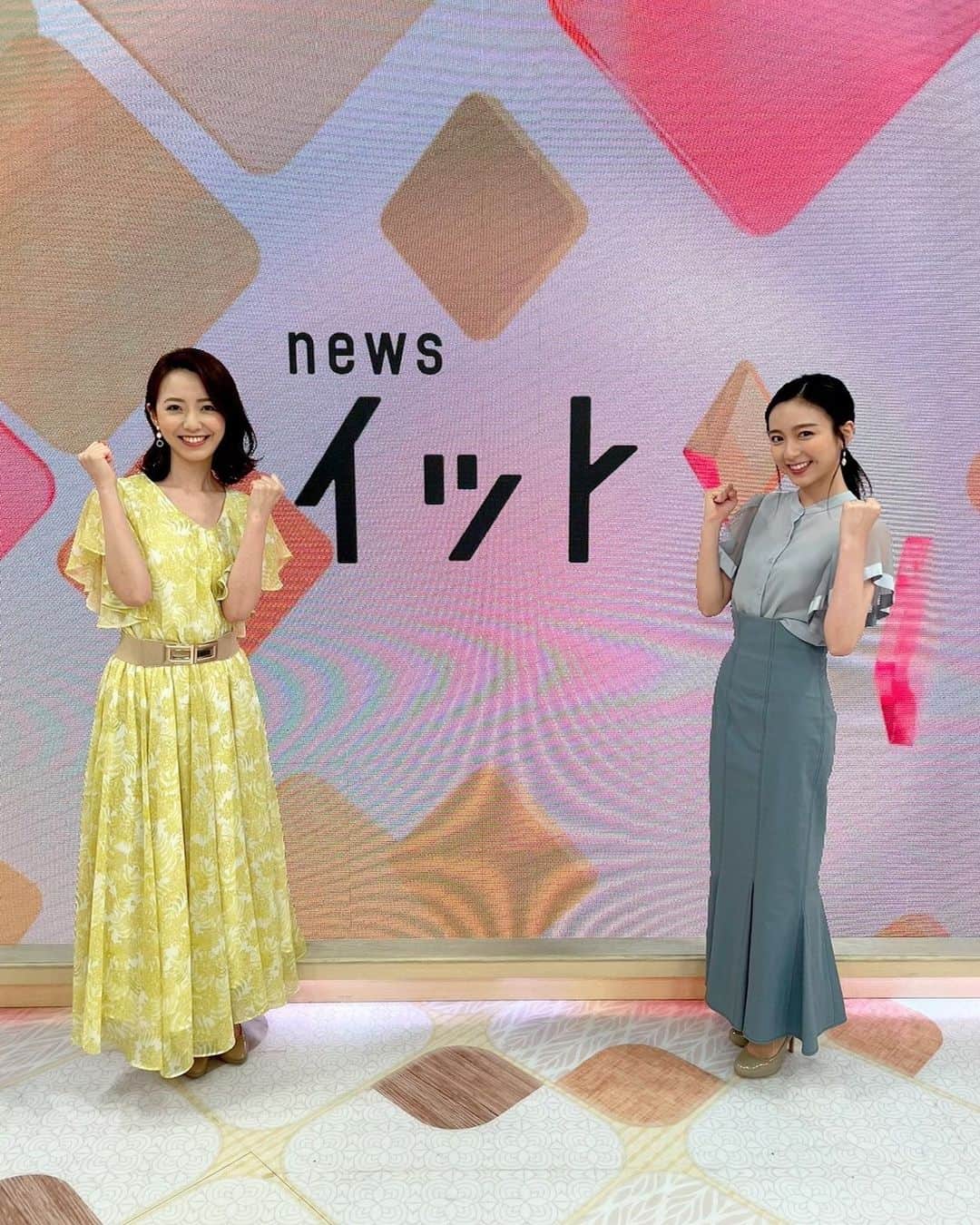 フジテレビアナウンサーのインスタグラム：「. 内田嶺衣奈です。 連日素晴らしい試合が繰り広げられた東京オリンピックも、残すところあとわずか。 皆さんはどんな場面が印象に残っていますか？  日本のメダル獲得数は、なんと過去最多に👏✨  メダルの有無に関わらず、選手達の全力で取り組む姿、互いを称え合う姿、そして闘いを終えた後のホッとしたような表情や熱い言葉に、スポーツっていいなぁ…と、心を打たれる日々でした🥺  佐久間みなみです。 個人的には、やはり総合馬術で戸本一真選手が4位に入賞したことが嬉しかったです。  障害馬術でも、福島大輔選手がジャンプオフに出場し、6位入賞！  『お台場馬術部』という番組を担当させて頂いてる身として、日本勢の活躍には心躍りました。   （2人そろって…） 最後の最後まで、 選手達が力を出し切れますように。 そして、選手の皆さんに、心から「ありがとうございます」と感謝の気持ちをお伝えしたいです。  #東京オリンピック最終日 #フジテレビでは新体操団体決勝を放送します #東京オリンピックパラリンピック #TOKYO2020 #フジテレビアナウンサー #内田嶺衣奈 #佐久間みなみ #24日にはパラリンピックが開幕します #引き続きエールを送ります」