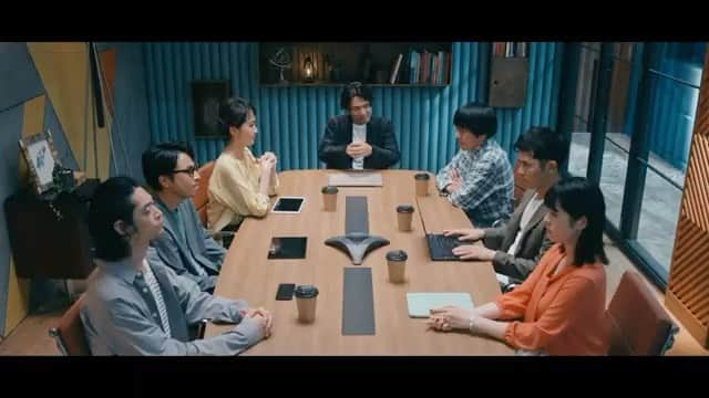 中丸シオンのインスタグラム：「#ノバセル 新CM動画「テレビCMやるやら役員会議」篇 公開されました🙂🤔🤯🌈」